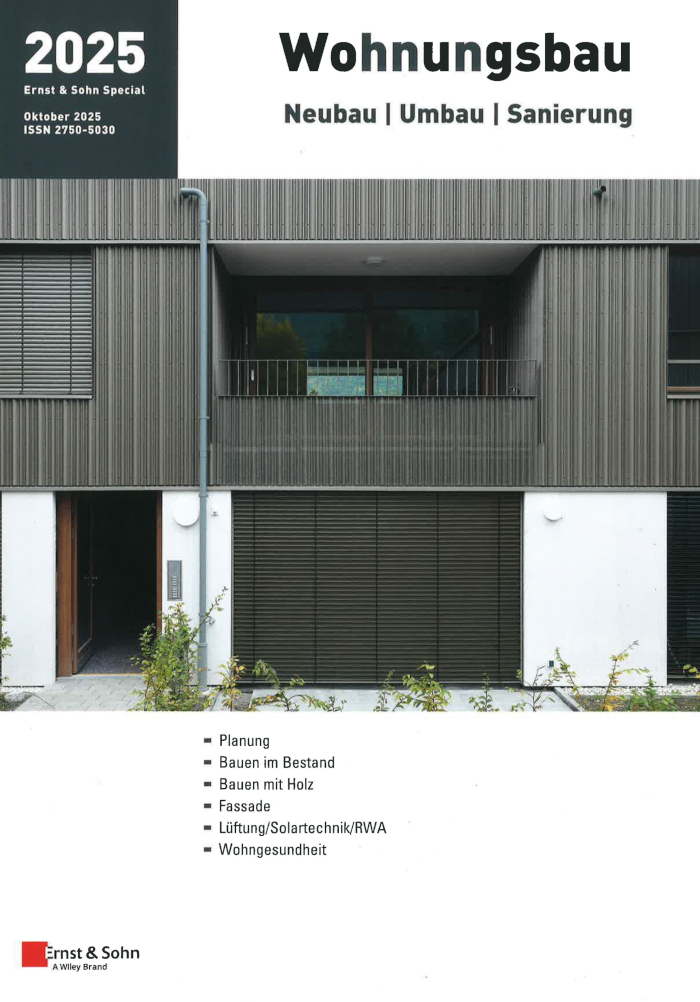 Ernst & Sohn Special Wohnungsbau Oktober 2025